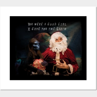 santa claus wishes Posters and Art